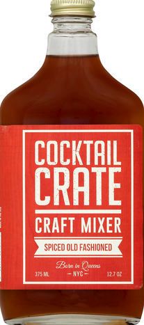 Cocktail Crate Craft Mixer, Spiced Old Fashioned - 12.7 Ounces