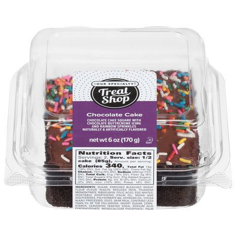 Our Specialty Cake, Chocolate, Square - 6 Ounces