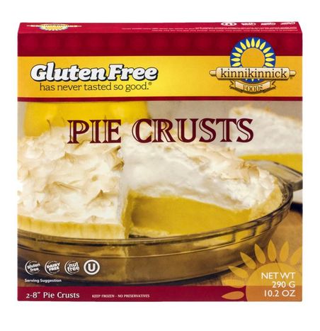 Kinnikinnick Pie Crusts, Gluten Free, 8-Inch - 2 Each