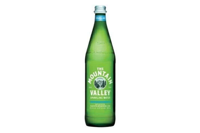 The Mountain Valley - Sparkling Water Glass Bottle (750ml) - 1Ea