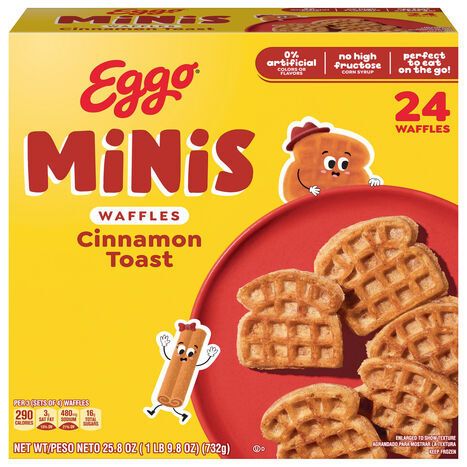 Eggo Cinnamon Toast Minis Waffles - 24 Waffles