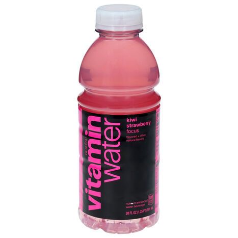 Vitaminwater Focus Kiwi Strawberry Water Beverage - 20 Fluid Ounces
