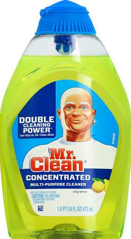 Mr. Clean Multi-Purpose Cleaner, Concentrated, Crisp Lemon - 16 Fluid Ounces