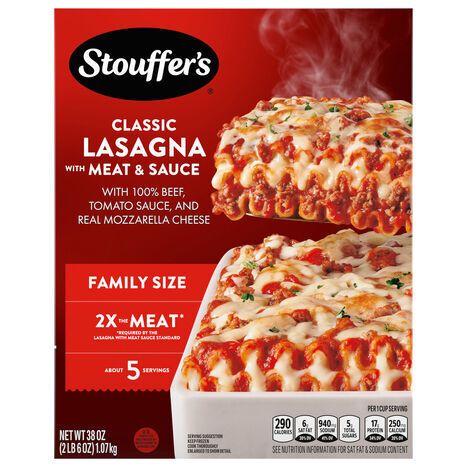 Stouffer's Classic Lasagna with Meat & Sauce Family Size - 38 Ounces