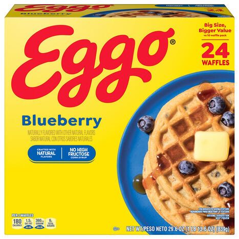 Eggo Blueberry - 24 Waffles