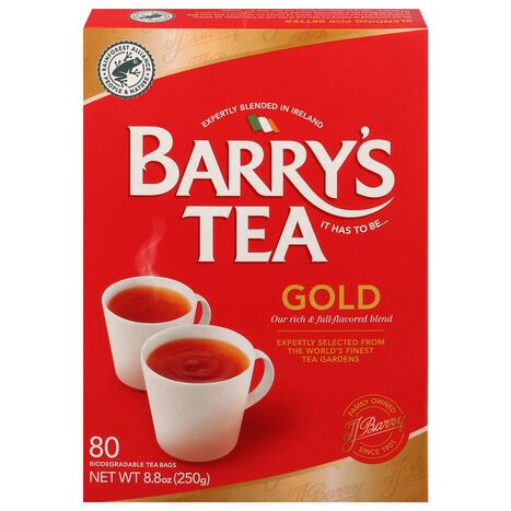 Barry's Tea Tea Bags Gold Tea - 80 Tea Bags