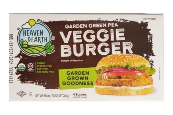 Heaven & Earth Garden Green Pea Veggie Burgers - 4 pack