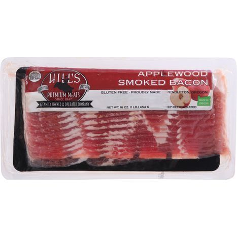 Hill Applewood Smoked Bacon - 16 Ounces
