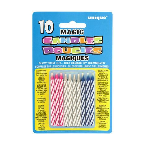 Unique Candles, Magic - 10 Candles