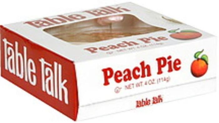 Table Talk Peach Pie - 5 Ounces
