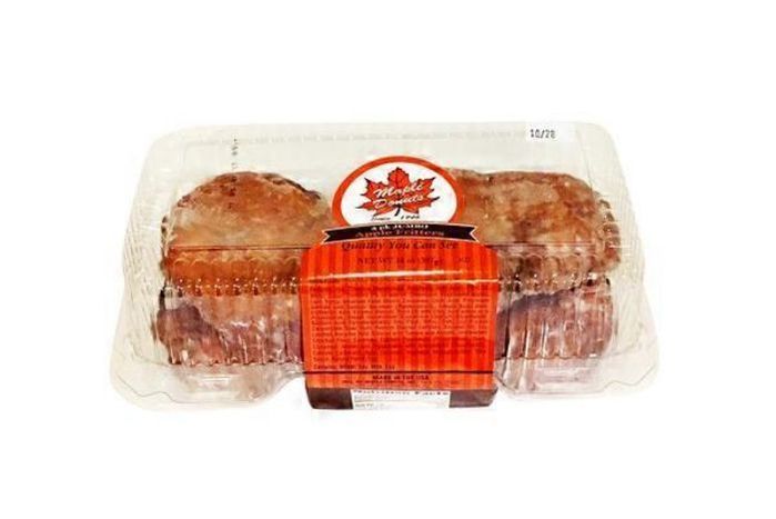 Maple Donut Jumbo Apple Fritters - 14 Ounces