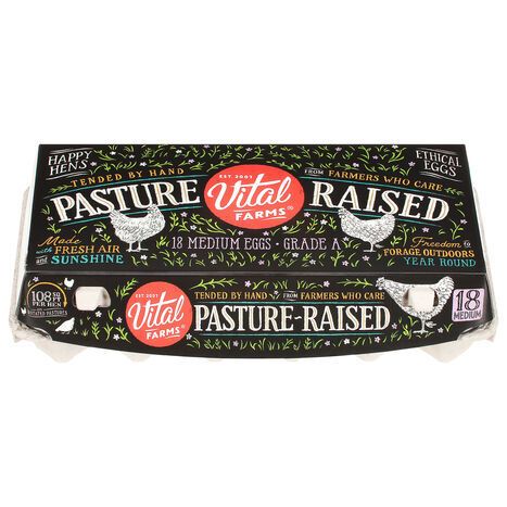 Vital Farms Pasture-Raised Medium Eggs - 18 Eggs