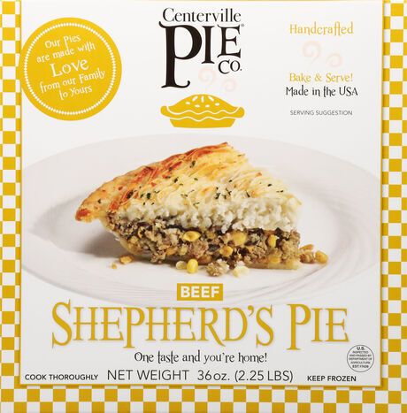 Centerville Pie Co. Beef Shepherd's Pie - 36 Ounces