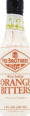 Fee Brothers Bitters, Orange, West Indian - 5 Fluid Ounces