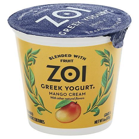 Zoi Greek Yogurt Mango Cream Yogurt - 6 Ounces