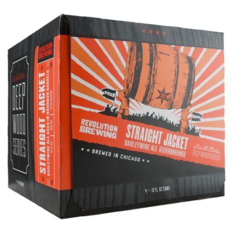 Revolution Brewing Straight Jacket Beer - 4 Pack (12 Ounces Each)