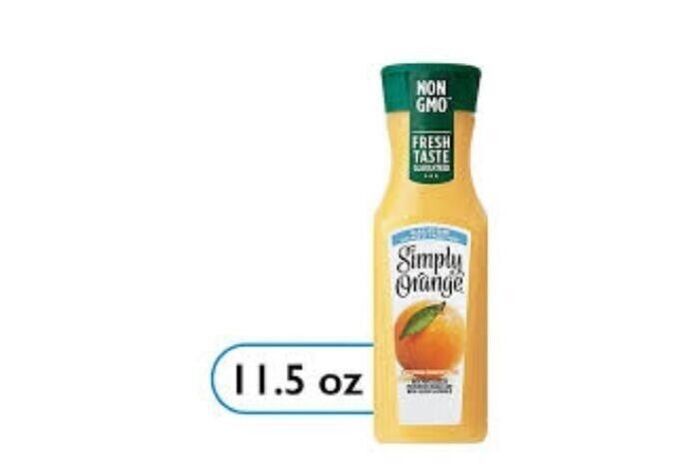 Simply Calcium Vitamin D Pulp Free Orange Juice - 11.5 Fluid Ounces