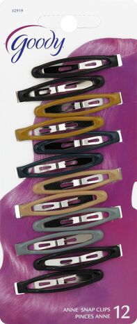 Goody Snap Clips, Anne - 12 Clips