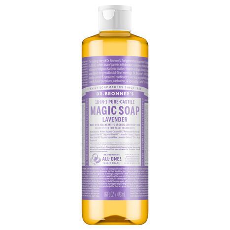 Dr. Bronner's 18-In-1 Pure-Castile Lavender Magic Soap - 16 Fluid Ounces