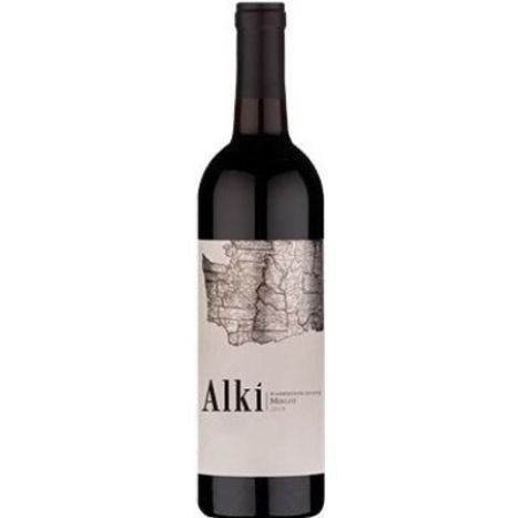 Alki 2018 Merlot Wine - 750 Milliliters