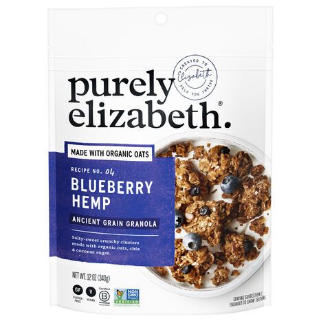 Purely Elizabeth Ancient Grain Blueberry Hemp Granola - 12 Ounces