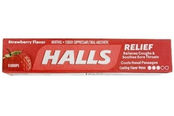 Halls - Strawberry 9 Drops
