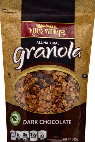 Klein's Naturals Granola, Dark Chocolate - 12 Ounces
