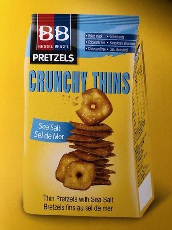 Beigel & Beigel Thins Sea Salt Crunchy Pretzels - 300 Grams