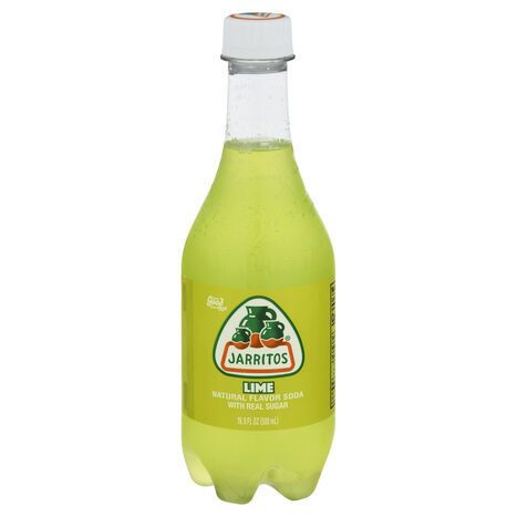 Jarritos Soda, Lime - 16.9 Fluid Ounces