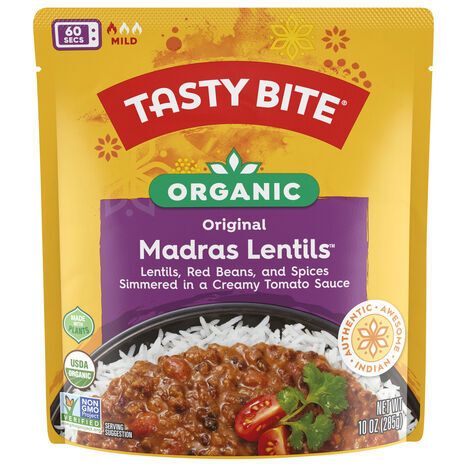 Tasty Bite Madras Lentil, Organic, Original - 10 Ounces