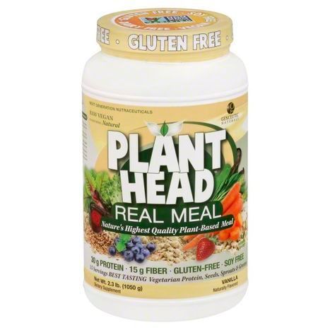 Plant Head Real Meal, Vanilla - 36.8 Ounces