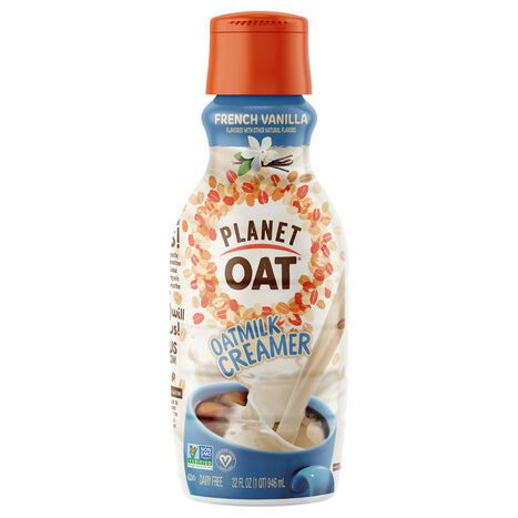 Planet Oat French Vanilla Oatmilk Creamer - 32 Fluid Ounces