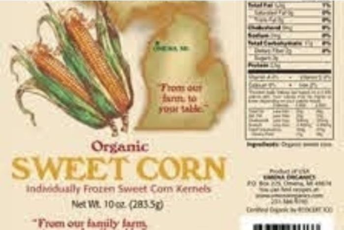 Omena Organic Frozen Corn
