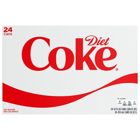 Diet Coke Cola - 24 x 12 Fluid Ounces