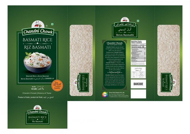 Chandni Chowk Basmati Rice - 10 Pounds