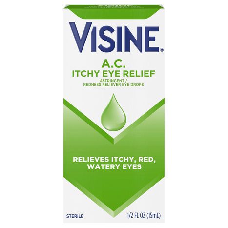 Visine Itchy Eye Relief, A.C - 0.5 Fluid Ounces