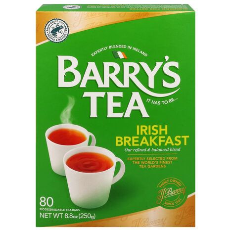 Barry's Tea Tea Bags Irish Breakfast Tea - 80 Tea Bags