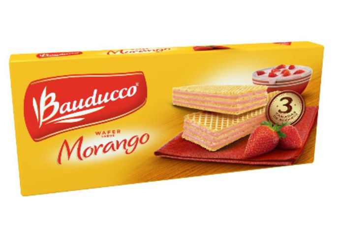 Bauducco Wafer Morango - 40 Grams