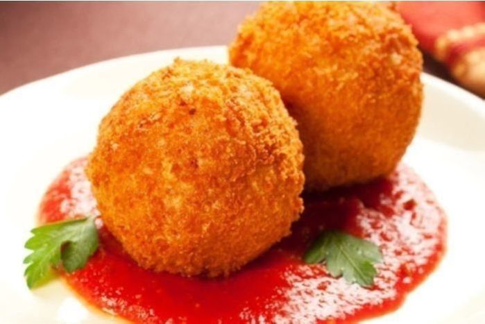 Sicilian Rice Balls Half Tray