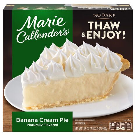 Marie Callender's No Bake Banana Cream Pie - 34.9 Ounces