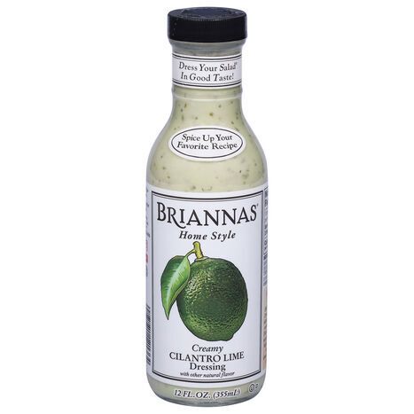 Briannas Home Style Creamy Cilantro Lime Dressing - 12 Fluid Ounces