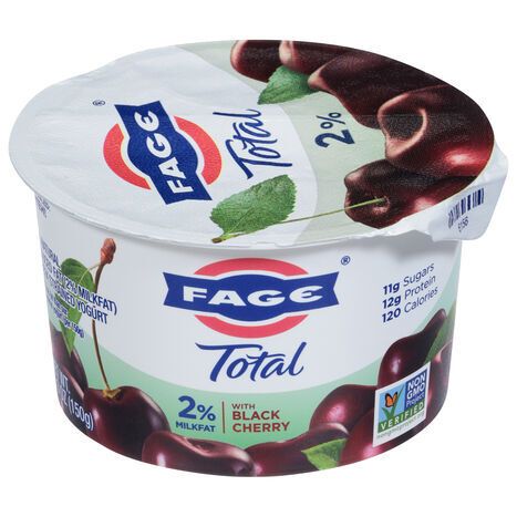 Fage Reduced Fat Strained Black Cherry Greek Yogurt - 5.3 Ounces