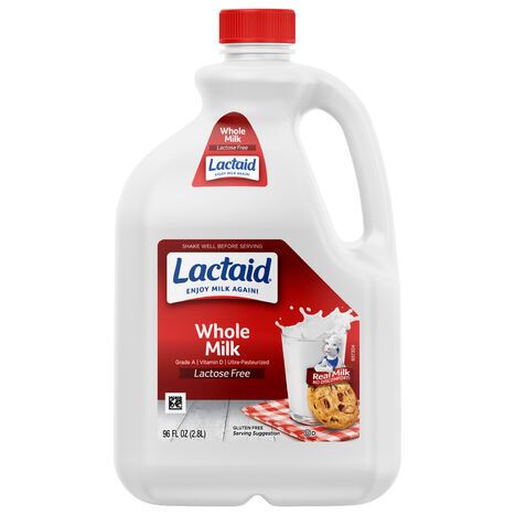 Lactaid Lactose Free Whole Milk - 96 Fluid Ounces