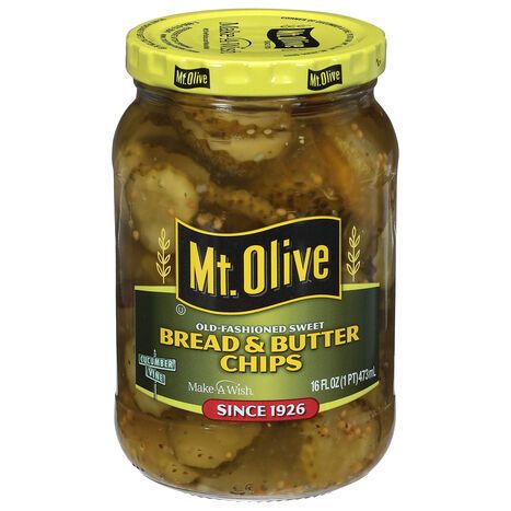Mt. Olive Old-Fashioned Sweet Bread & Butter Chips - 16 Fluid Ounces