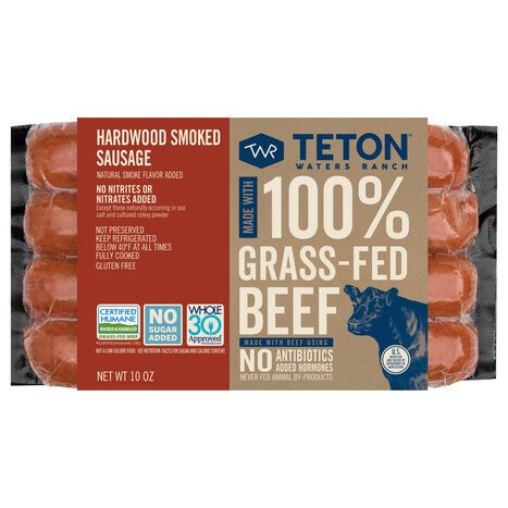 Teton Waters Ranch Sausage, Hardwood Smoked - 10 Ounces