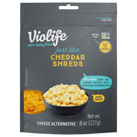 Violife Shreds Cheddar Cheese Alternative - 8 Ounces