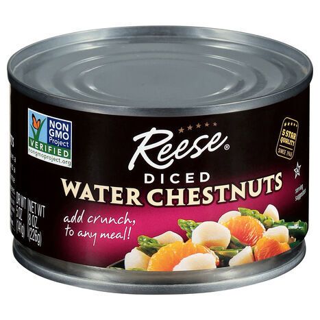 Reese Diced Water Chestnuts - 8 Ounces