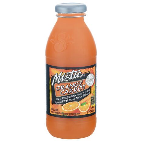 Mistic Juice Blend Drink, Orange Carrot - 16 Fluid Ounces