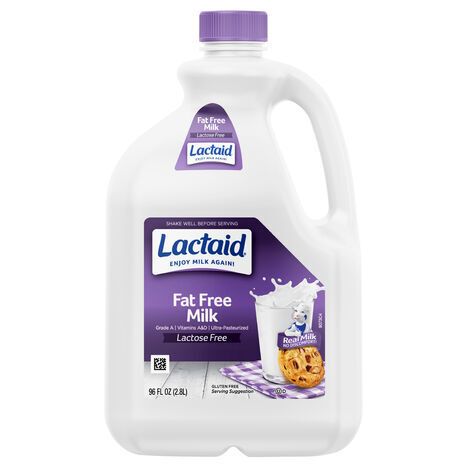 Lactaid Lactose Free Fat Free Milk - 96 Fluid Ounces
