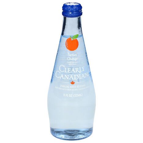 Clearly Canadian Sunset Orange Sparkling Water Beverage - 11 Fluid Ounces